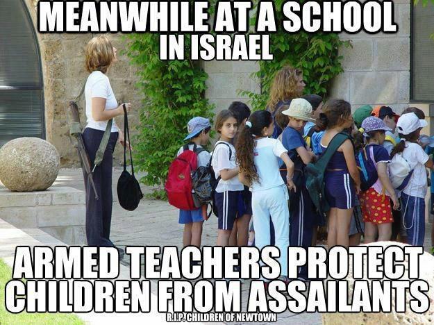 Israeli Teachers are Armed to Protect their Children